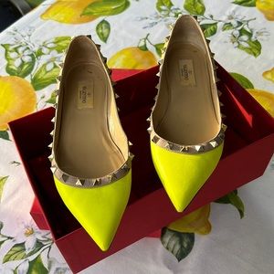 Valentino rockstud ballet flats